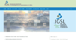 Desktop Screenshot of igsl.de
