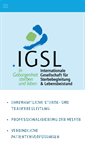 Mobile Screenshot of igsl.de